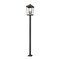 Z-Lite Beacon 4 Light Outdoor Post Mounted Fixture, Black & Clear Beveled 568PHXXLS-536P-BK - alternate 1